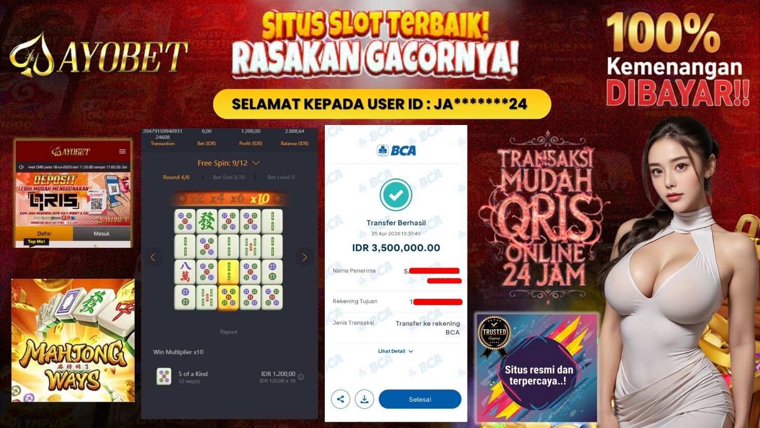 AYOBET JACKPOT SLOT MAHJONG WAYS